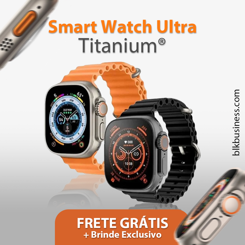 SmartWatch Ultra Titanium + Brinde Exclusivo [PROMO NATAL]